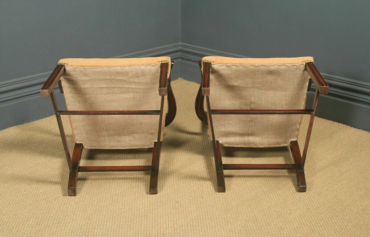2500.0 Antique Set Of Eight English Georgian Ribbon Back Mahogany Dining Chairs C1880 photo