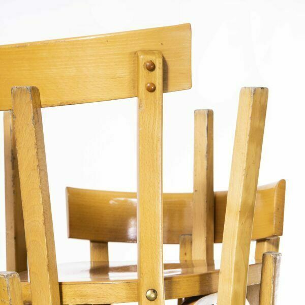 1950’s French Baumann Blonde Slim Back Bentwood Dining Chairs – Various Quantities Available photo buy
