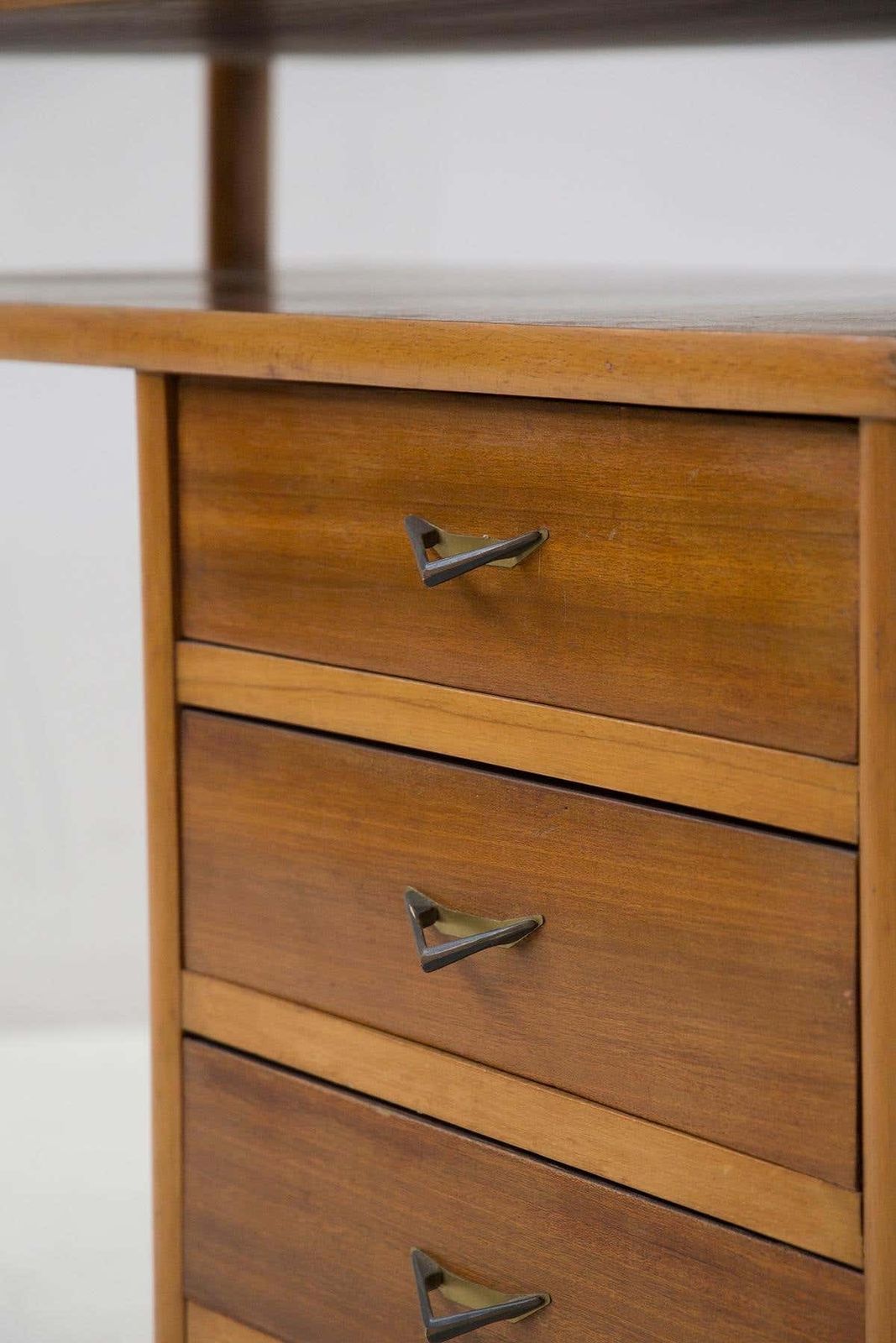 Mid Century Italian Desk In Wood And Laminate photo 3800.0