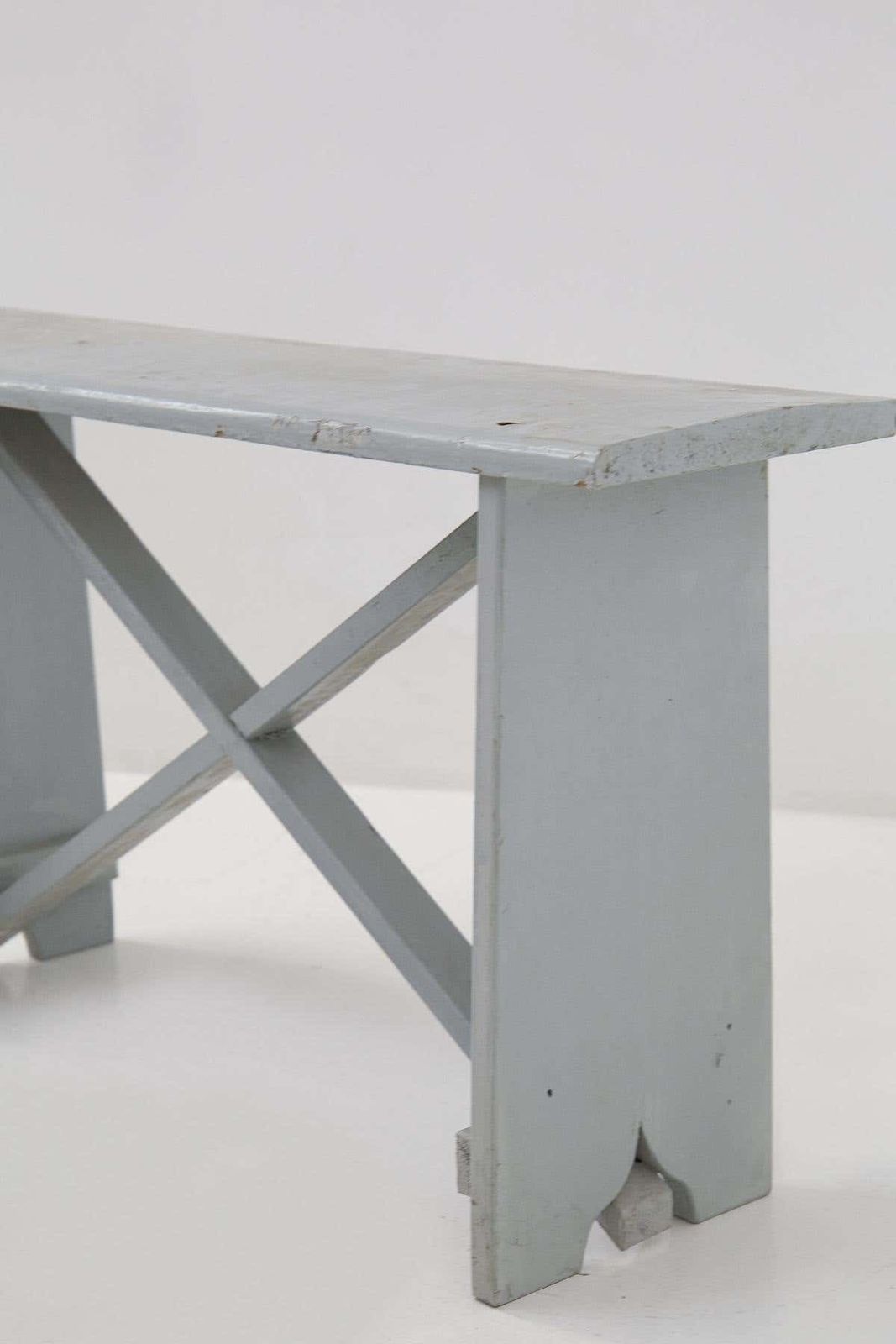 French Rustic Chic Wooden Benches photo vinterior