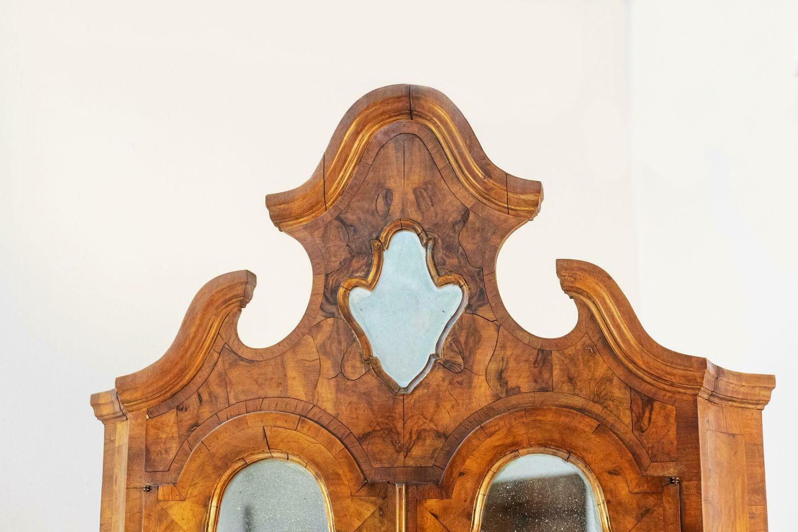 Louis XV Style Walnut Root Cabinet 19th Century photo Furniture