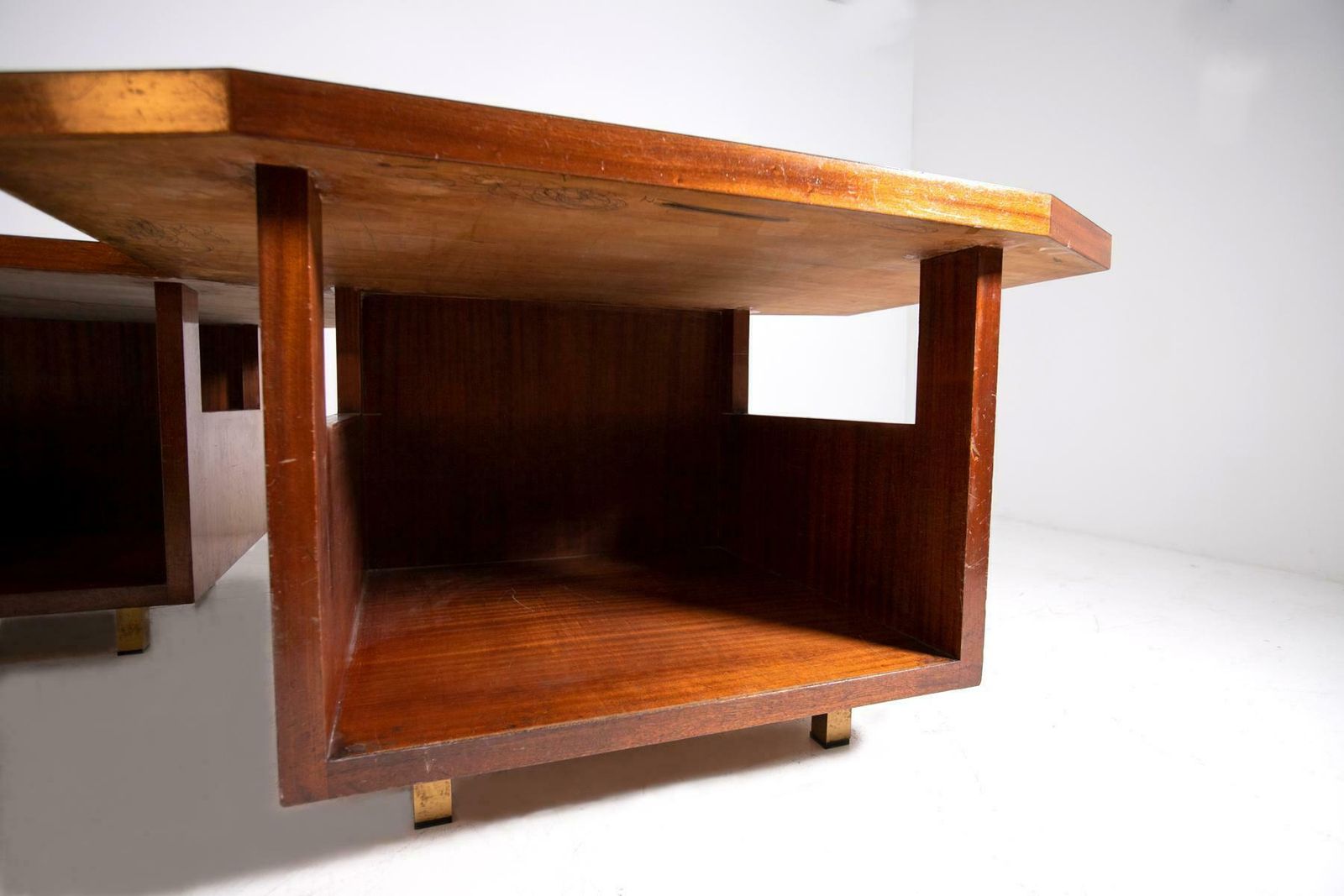 Pair Of Modular Consoles By Vito Sangirardi For Pallante Store, Bari Italy 1950s photo 13026.0