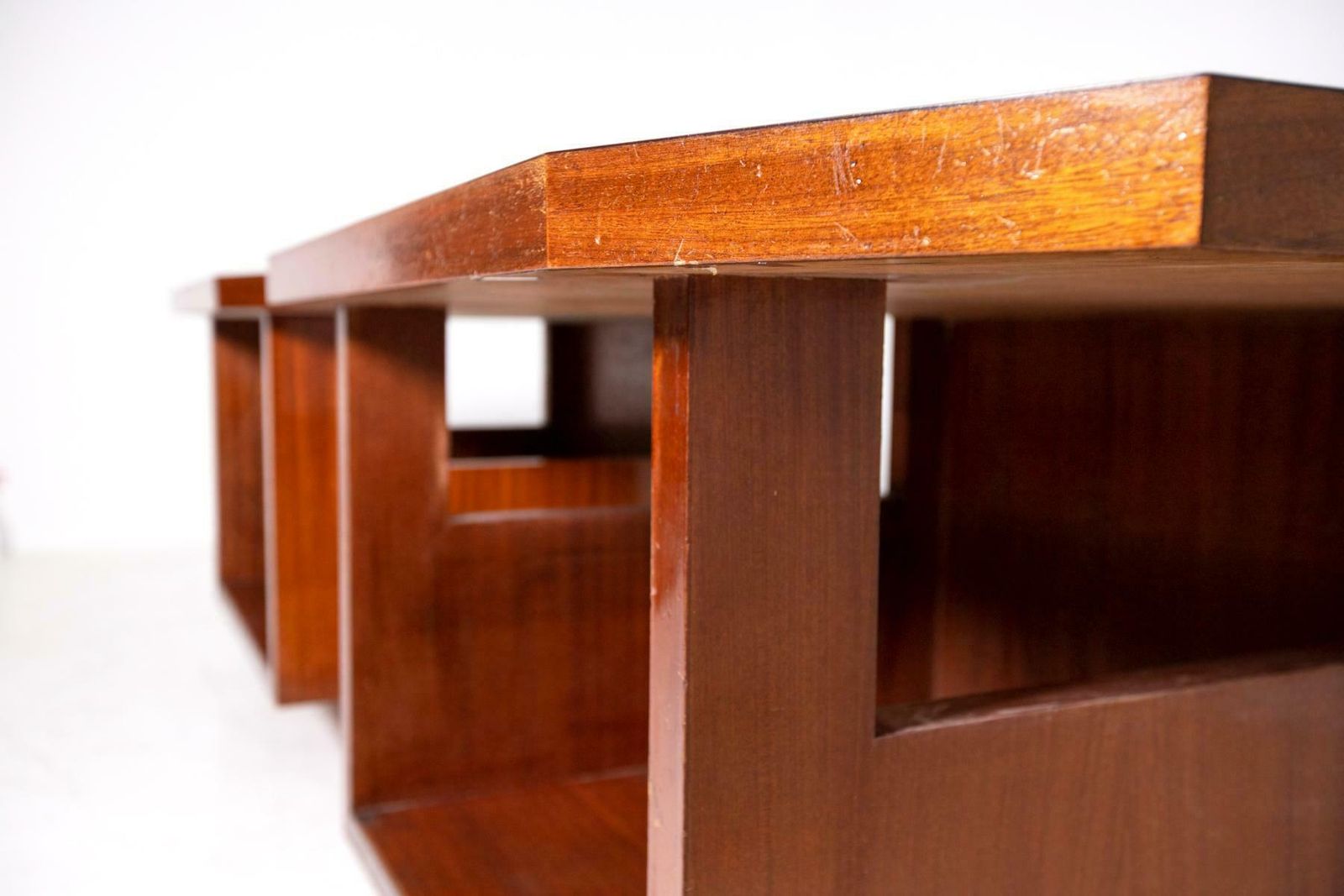 photo furniture Pair Of Modular Consoles By Vito Sangirardi For Pallante Store, Bari Italy 1950s