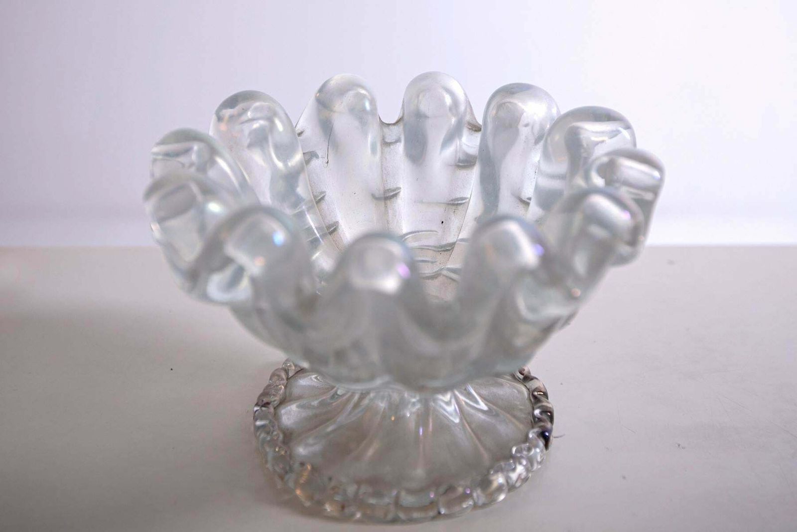 Ercole Barovier For Barovier & Toso Iridescent Vase, 1930s photo furniture