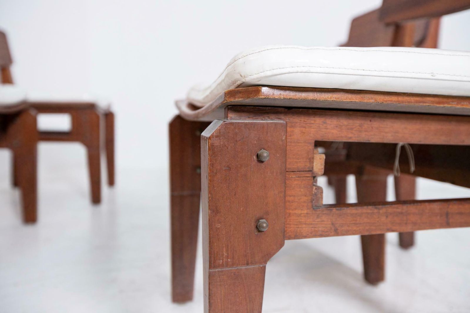 Set Of Six Italian Chairs By Arch Vito Sangirardi For Pallante Shop Bari photo vinterior