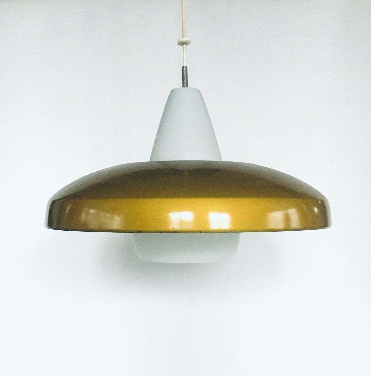 Mid Century Modern Hanglamp, Nederlands Design Door Philips, Ca. Jaren 1950