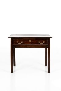 18th Century Oak Side Table, 18th Century And Earlier