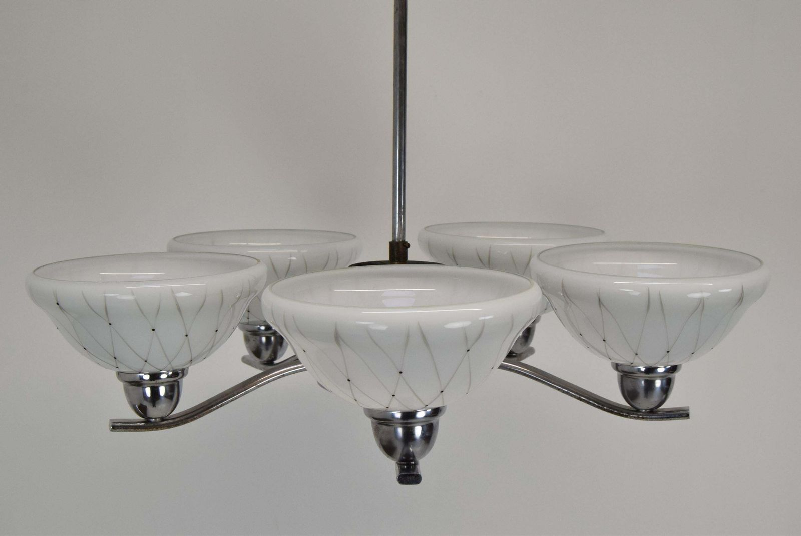 Mid Century Chandelier By Company Drukov 1960''S photo buy