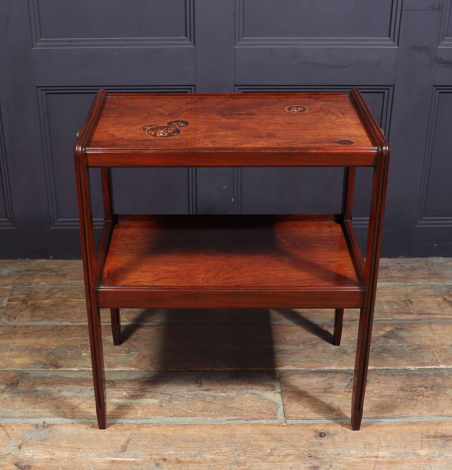 Art Nouveau Bronze Mounted Marquetry Table By Majorelle photo for sale