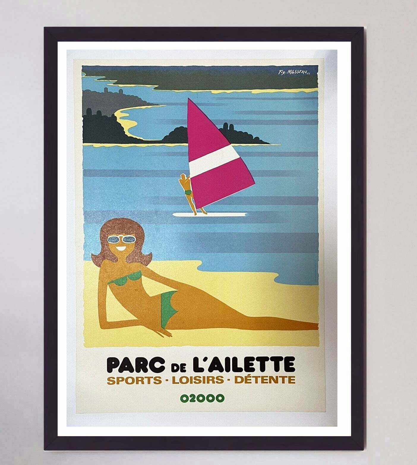 Parc De L'ailette   Fix Masseau Original Vintage Poster photo furniture