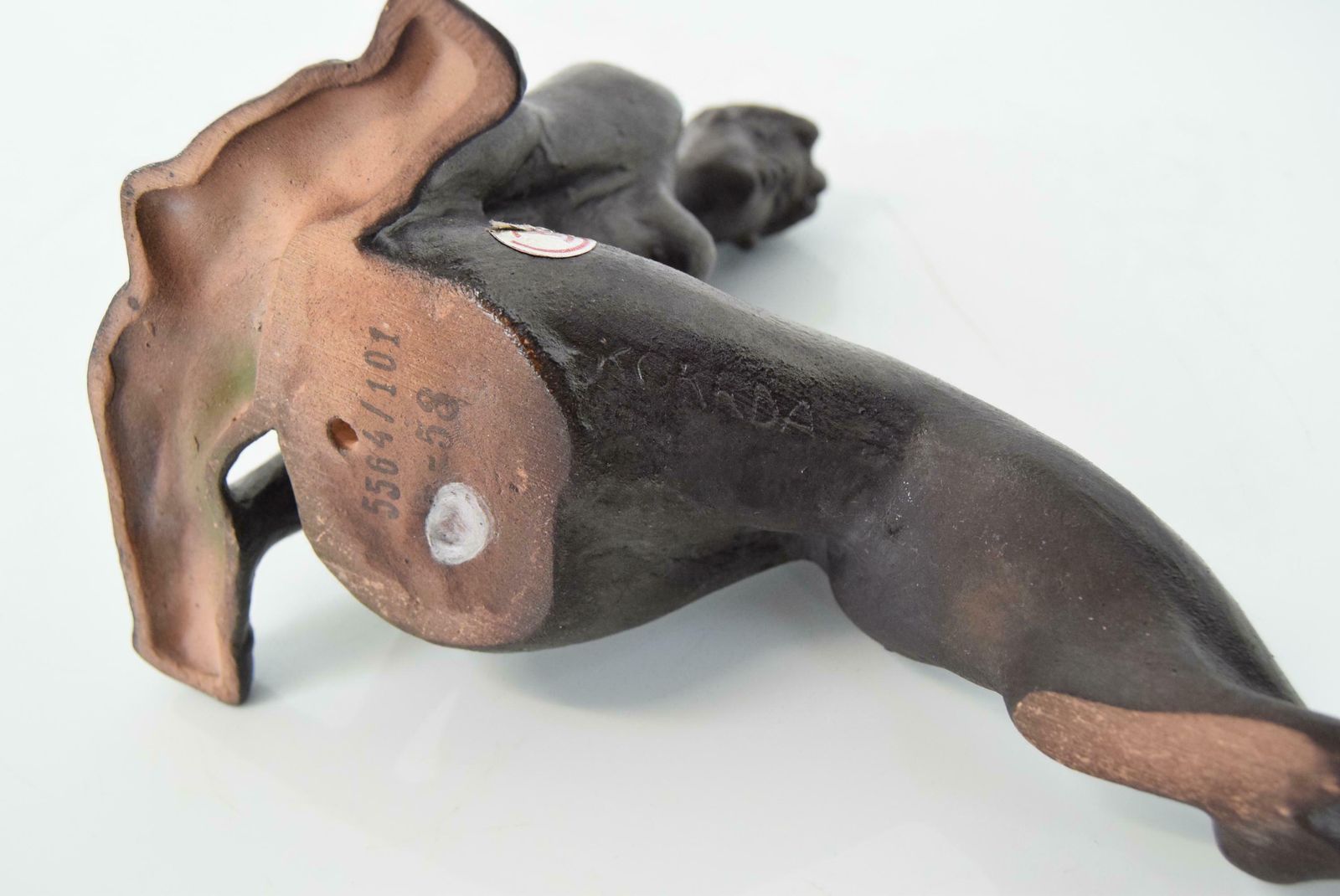 676.0 Mid Century Sculpture By Bohumil Kokrda For Jihokera,1960''S. photo