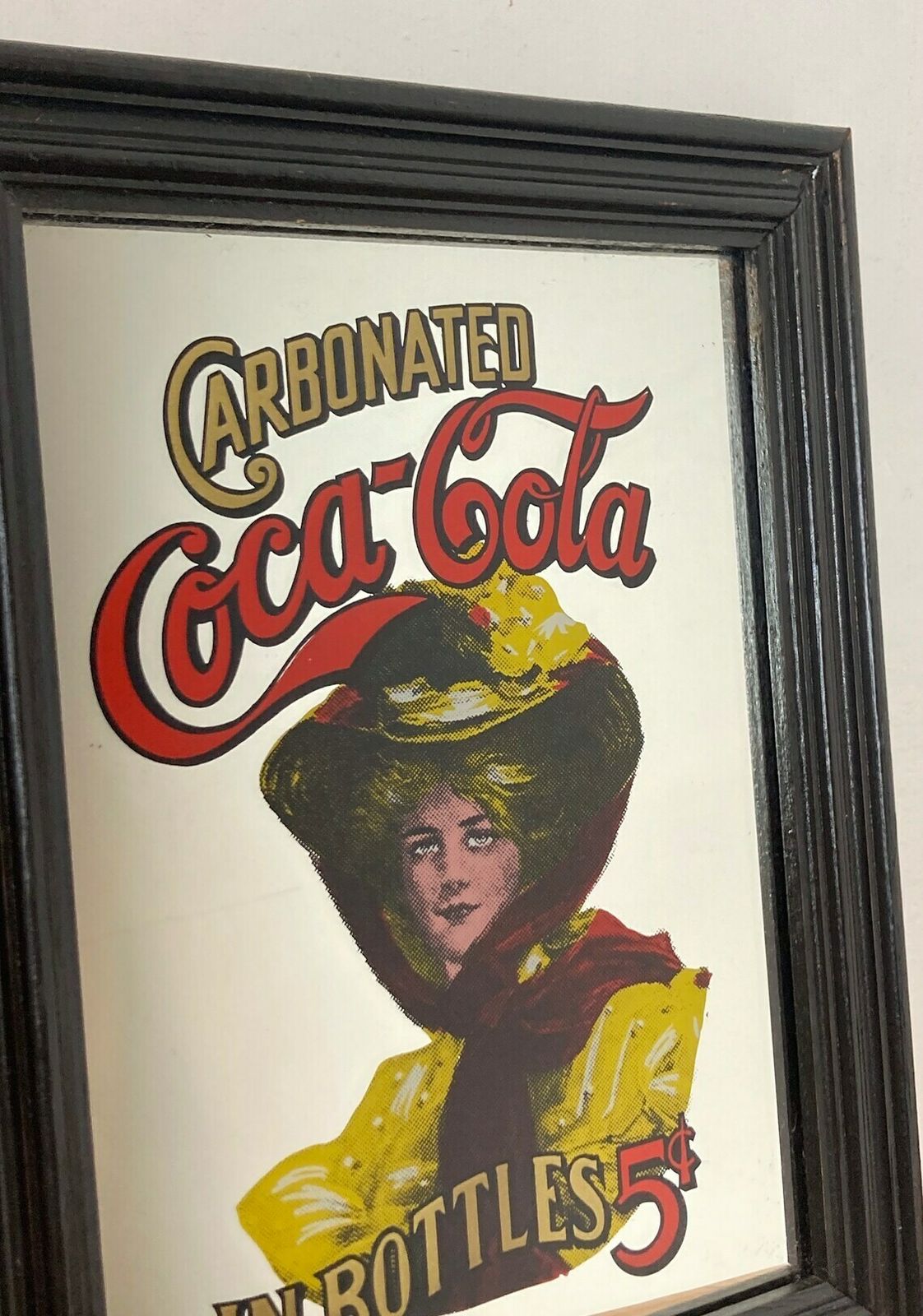 Vintage Coca Cola Mirror Soft Drink Advertising Collectibles Americana photo Art