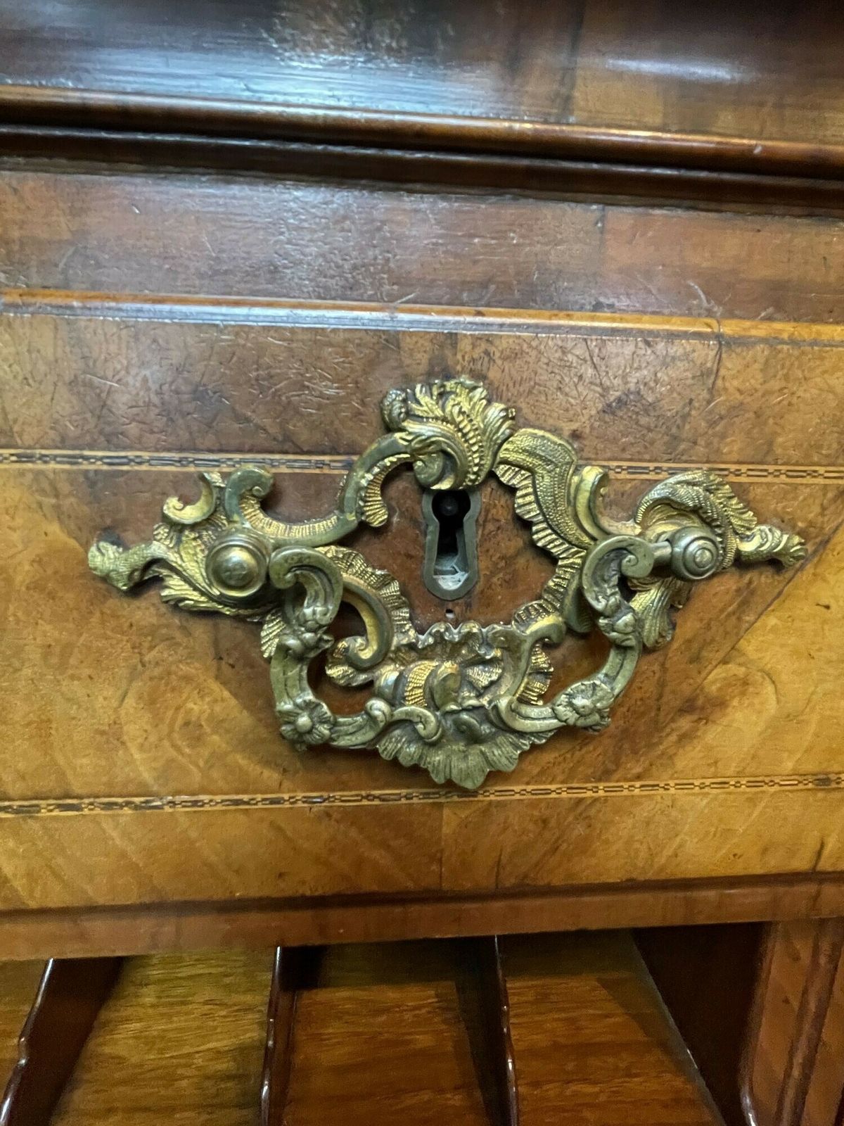 George II & Later Walnut Secretaire Chest photo buy