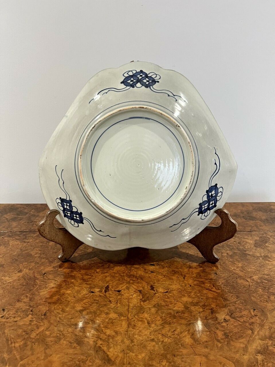 Unusual Shaped Antique Japanese Imari Charger photo for sale