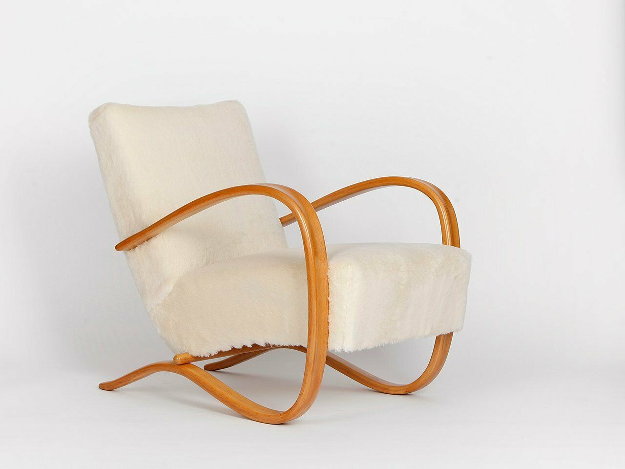 Art Deco Model H 269 Lounge Chair By Jindřich Halabala For Up Závody, 1930s