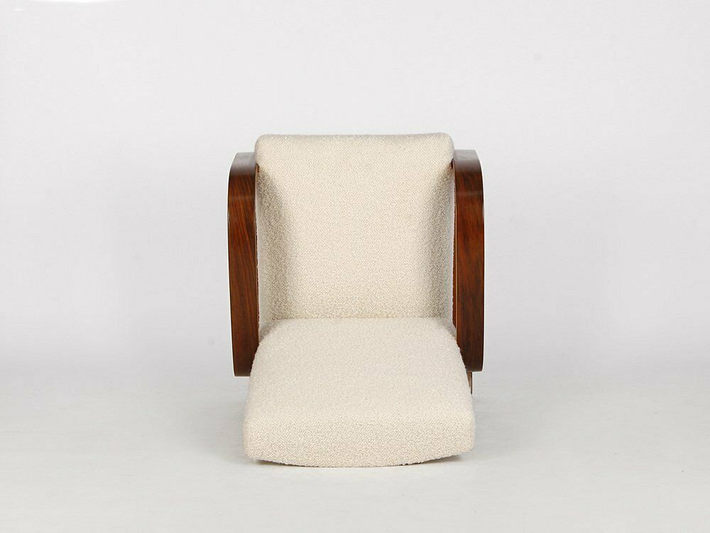 Cantilever Boucle Lounge Chair By Miroslav Navrátil For Up Závody, 1950s photo vinterior