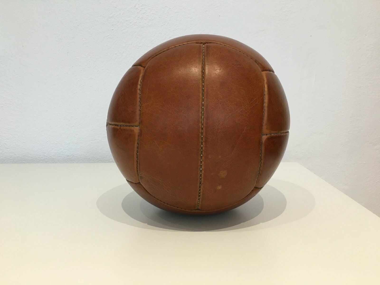 Vintage  Leather Medicine Ball