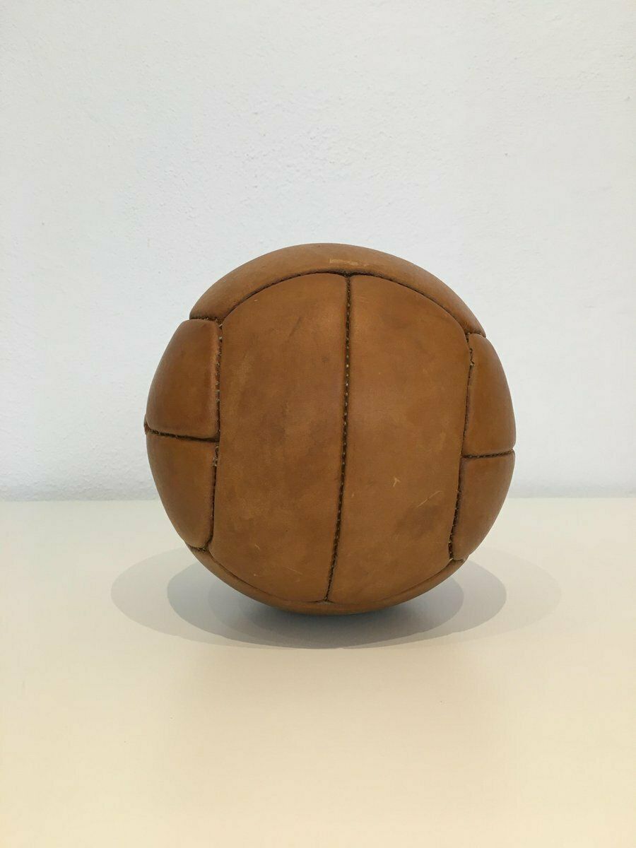 Vintage Leather Medicine Ball, 1930s photo 391.0