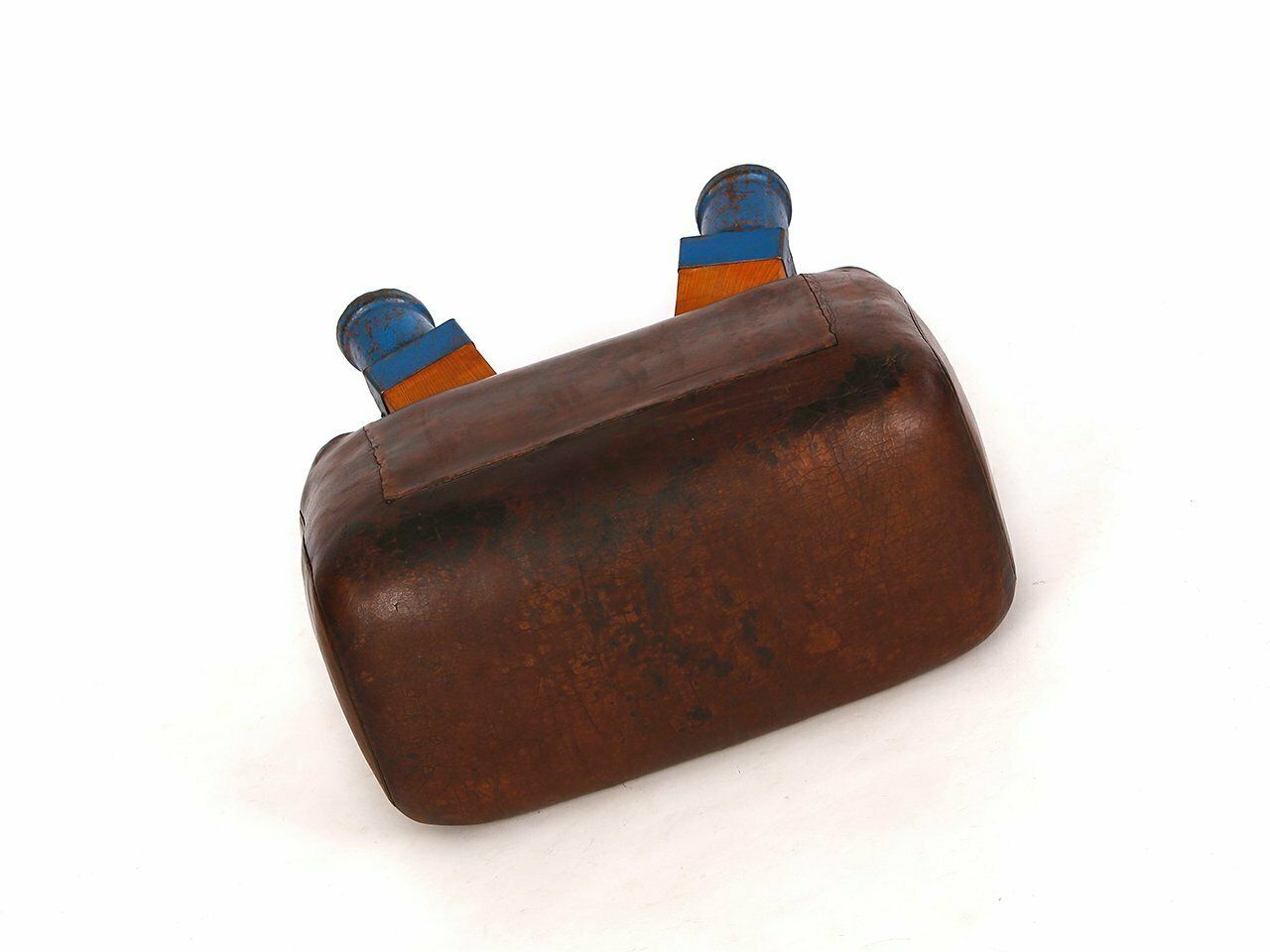 Vintage Leather Pommel Horse Or Stool, 1930s photo furniture