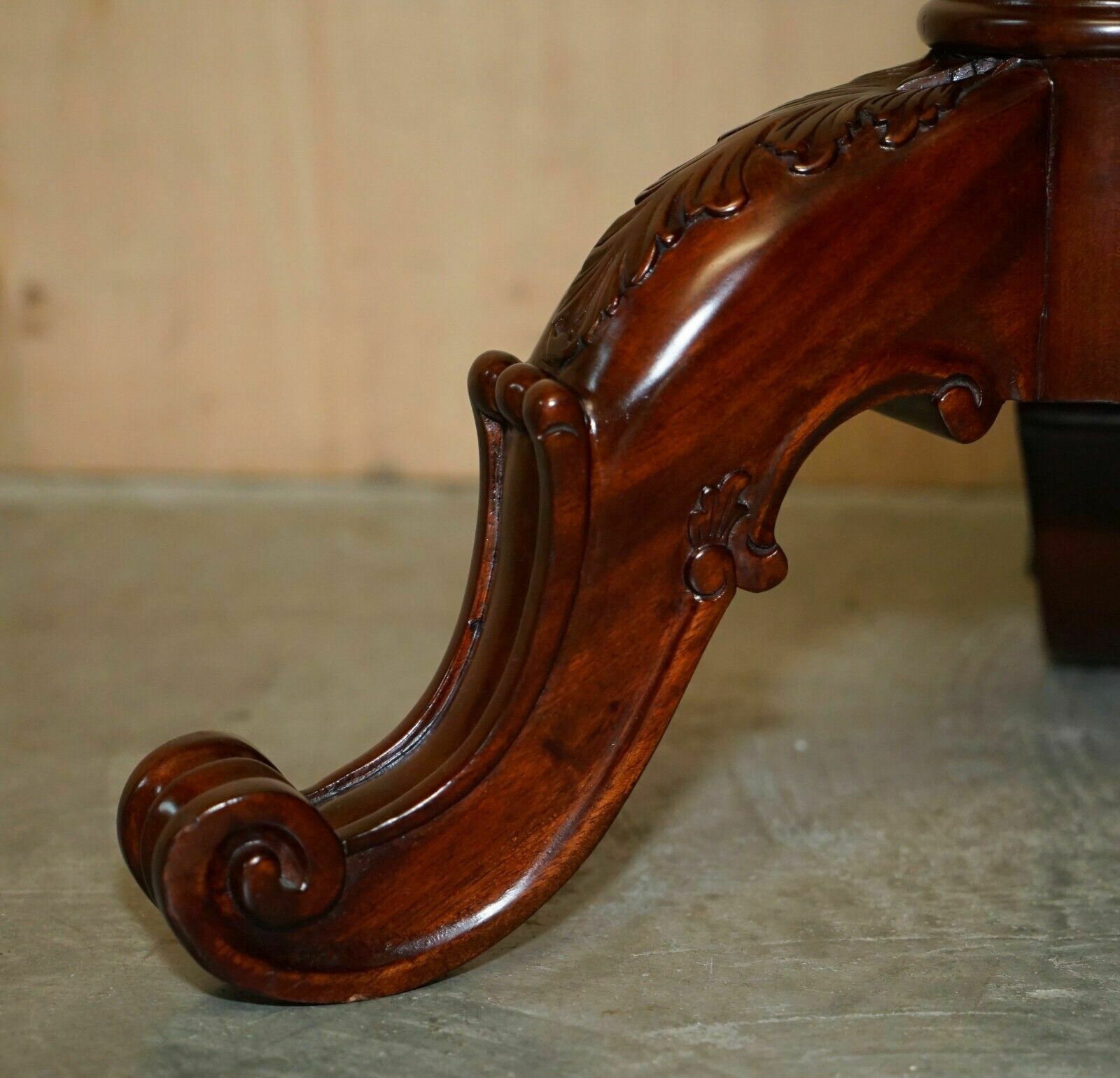 Home Decor Pair Of Antique Thomas Chippendale Hand Carved Jardiniere Plant Stands Pedestals photo