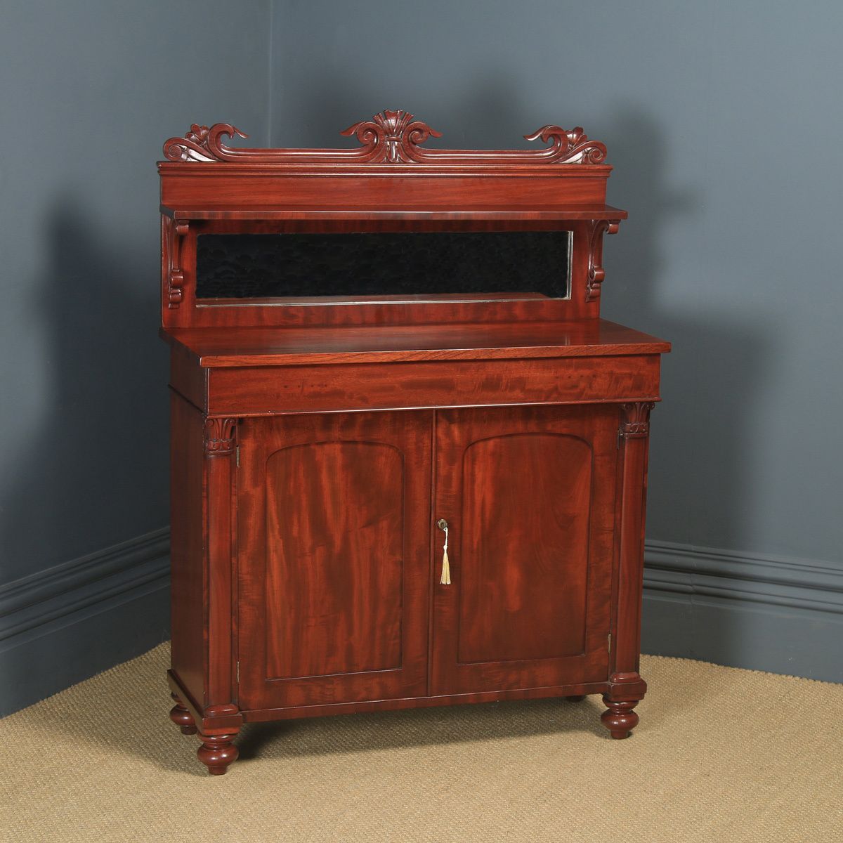 Antique English William IV Two Door Sideboard Circa 1835