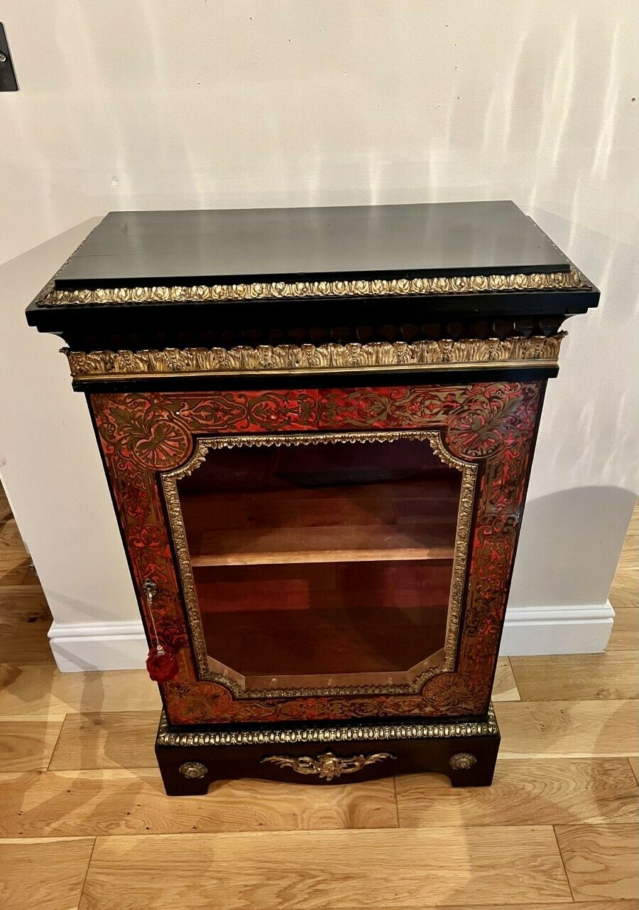 Fine Quality Victorian French Boulle Display Cabinet photo 2850.0