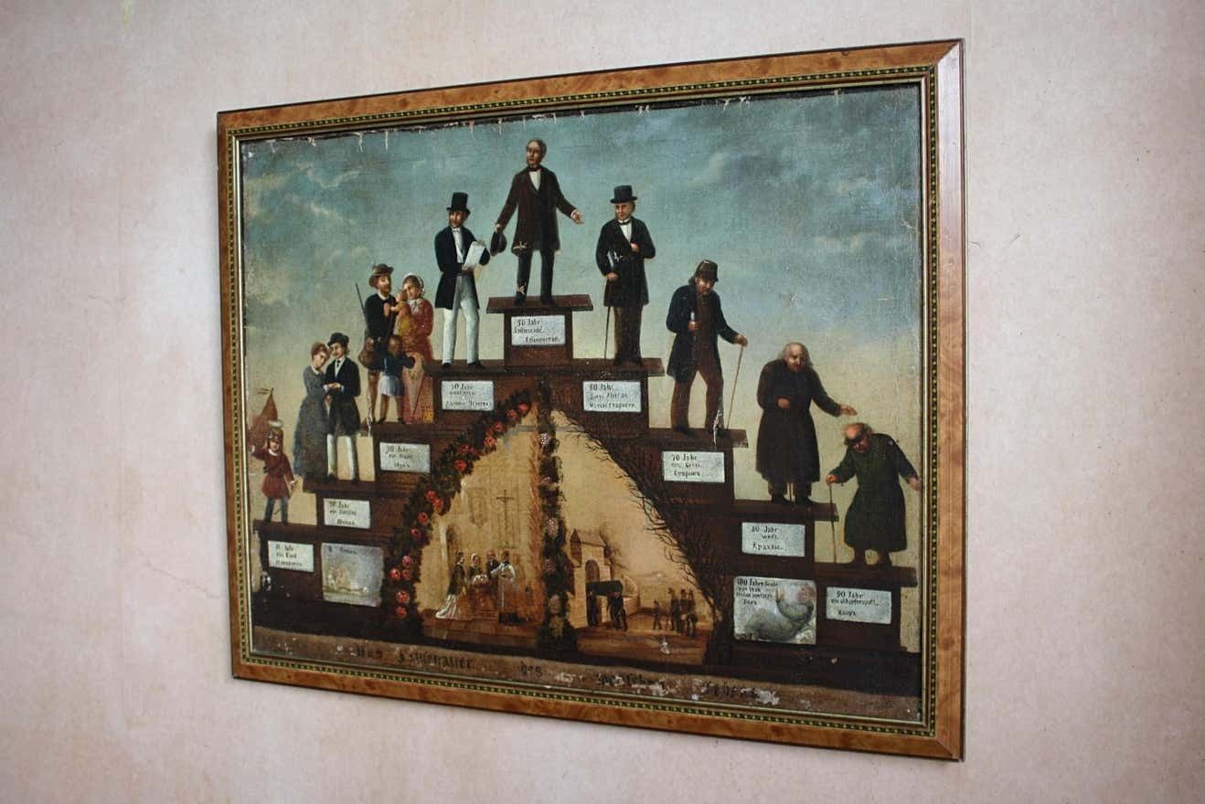 European School 19th Century The Arch Or Steps Of Life & Death ‘Stages Of Life’ photo furniture