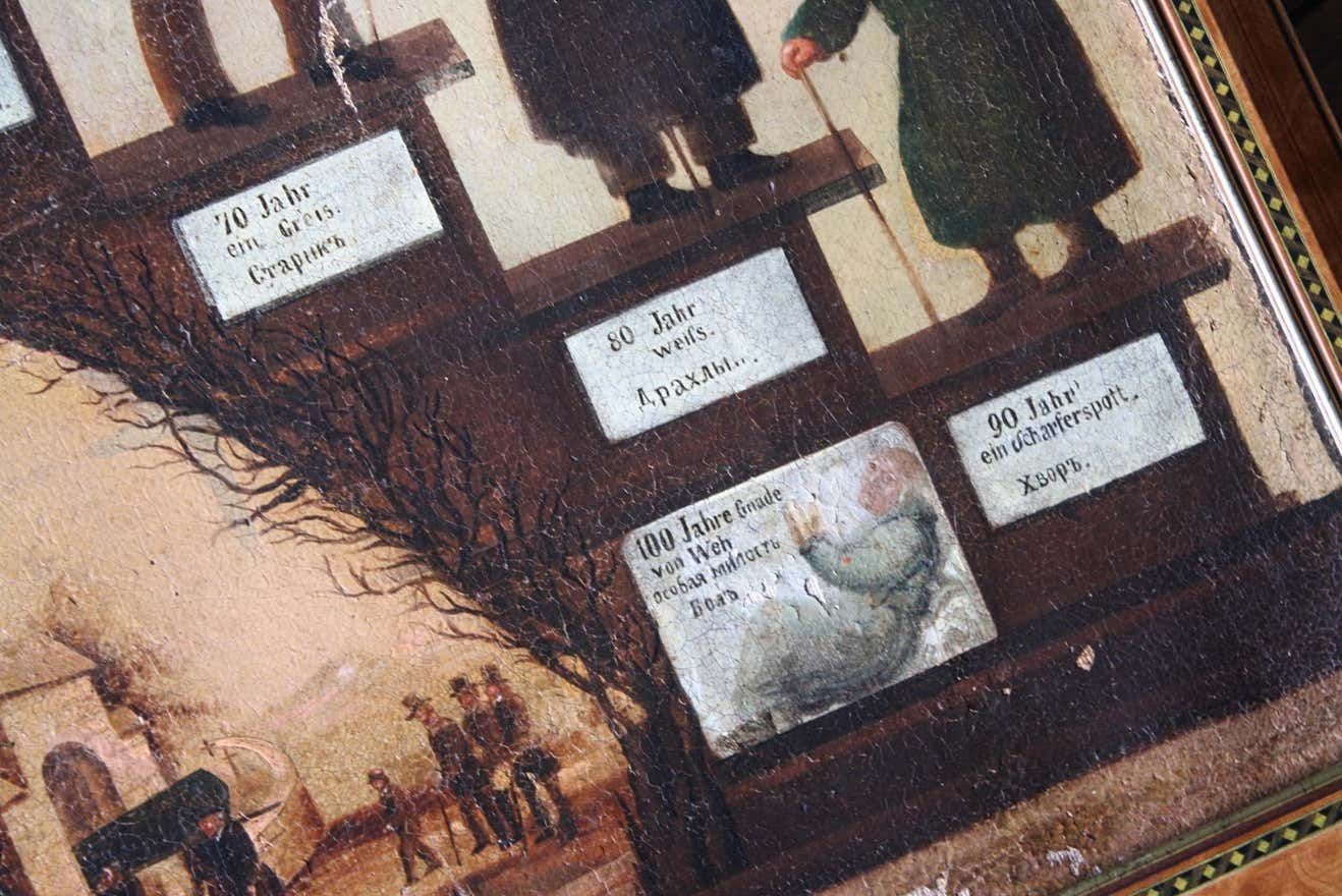 photo furniture European School 19th Century The Arch Or Steps Of Life & Death ‘Stages Of Life’