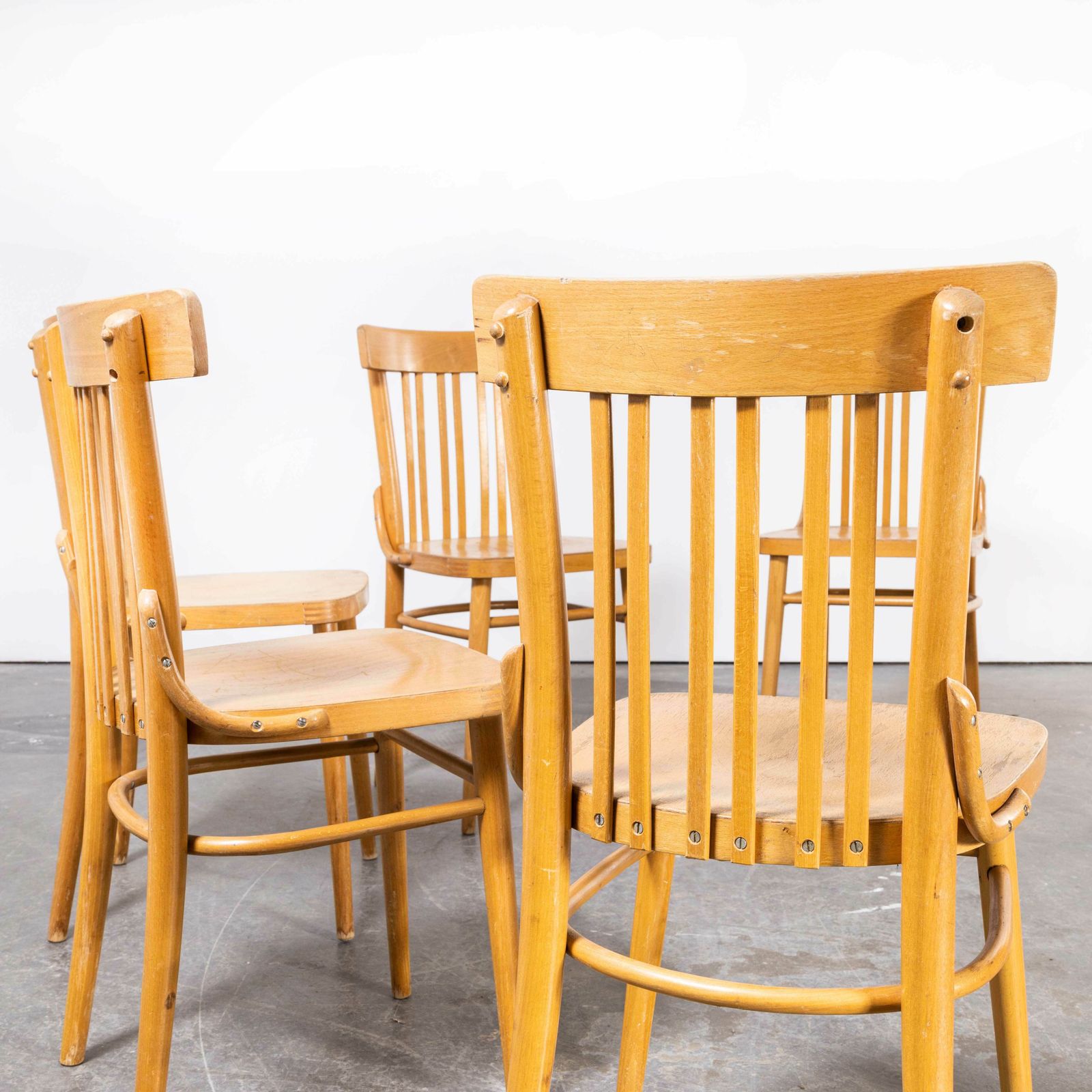 1960S Straight Back Bentwood Dining Chair By Ton  Set Of Eight photo Furniture