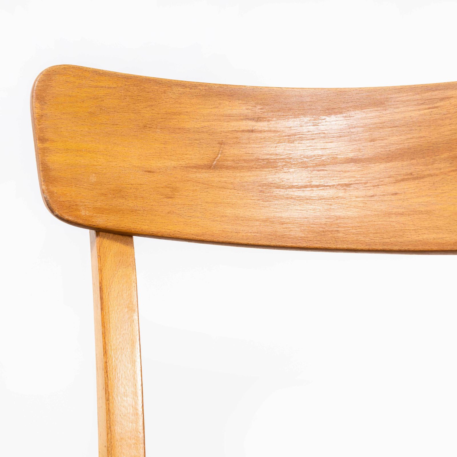1950’s French Baumann Blonde Kick Leg Bentwood Dining Chairs – Various Quantities Available photo 150.0