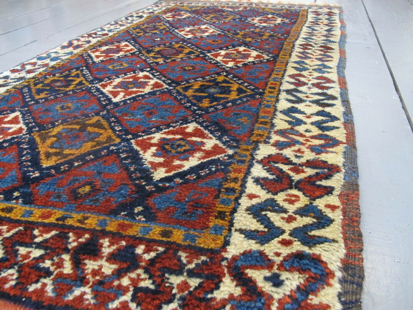 Antique Kurdish Tribal Rug, Circa 1890, 1.87m X 0.97m