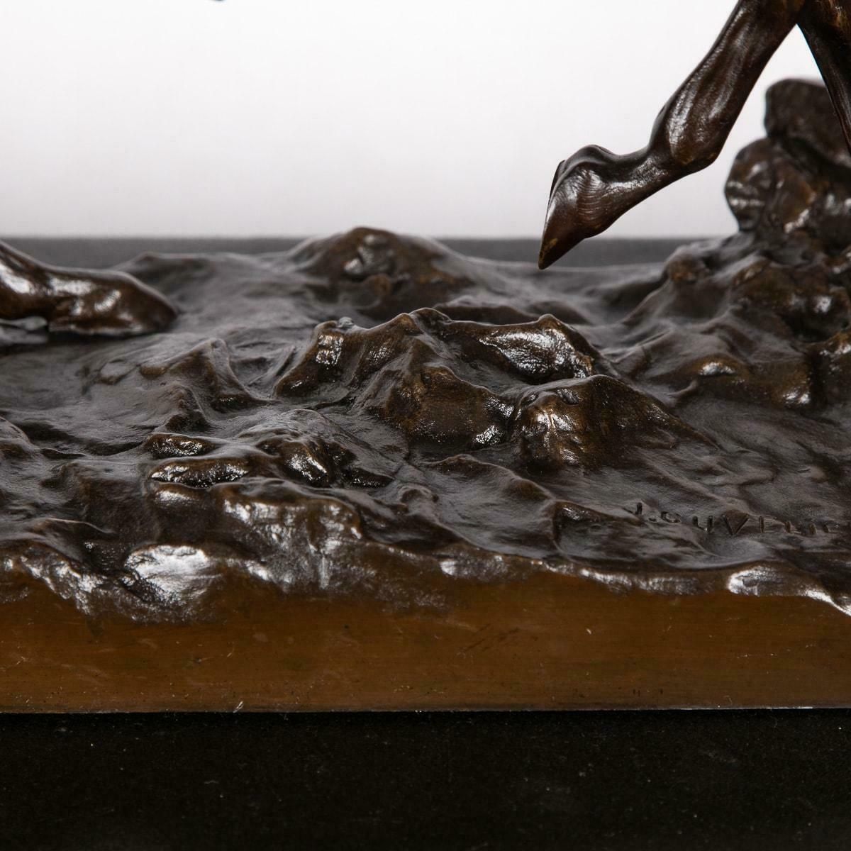 photo furniture 19th Century French Bronze Of A Polo Player, Joseph Cuvelier, C.1870