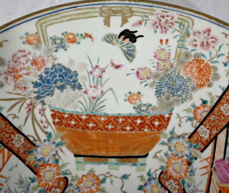 Important Porcelain Dish From Japan, Meiji Era, 19th Century photo buy