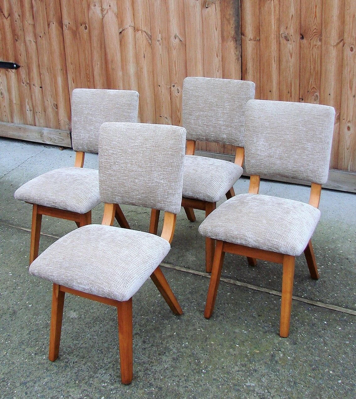 Set Of 4 Chairs,Denmark 1960s, Vintage photo for sale
