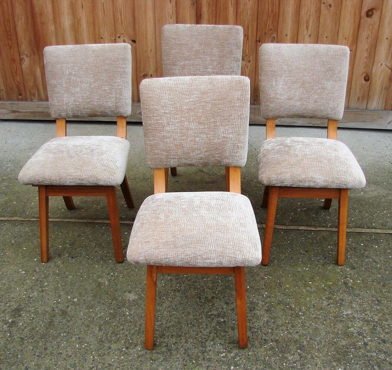 Set Of 4 Chairs,Denmark 1960s, Vintage photo Furniture