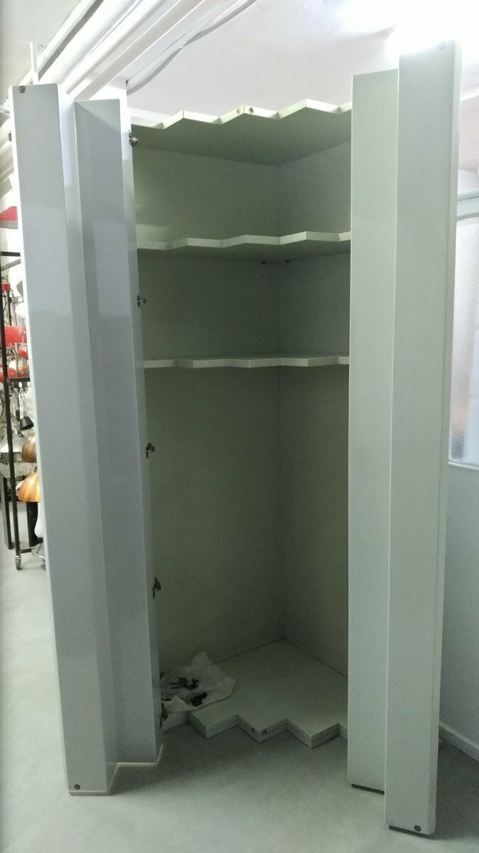 photo for sale White Lacquered Cabinet By Ambrogio And Alberto Salvati, 1980s
