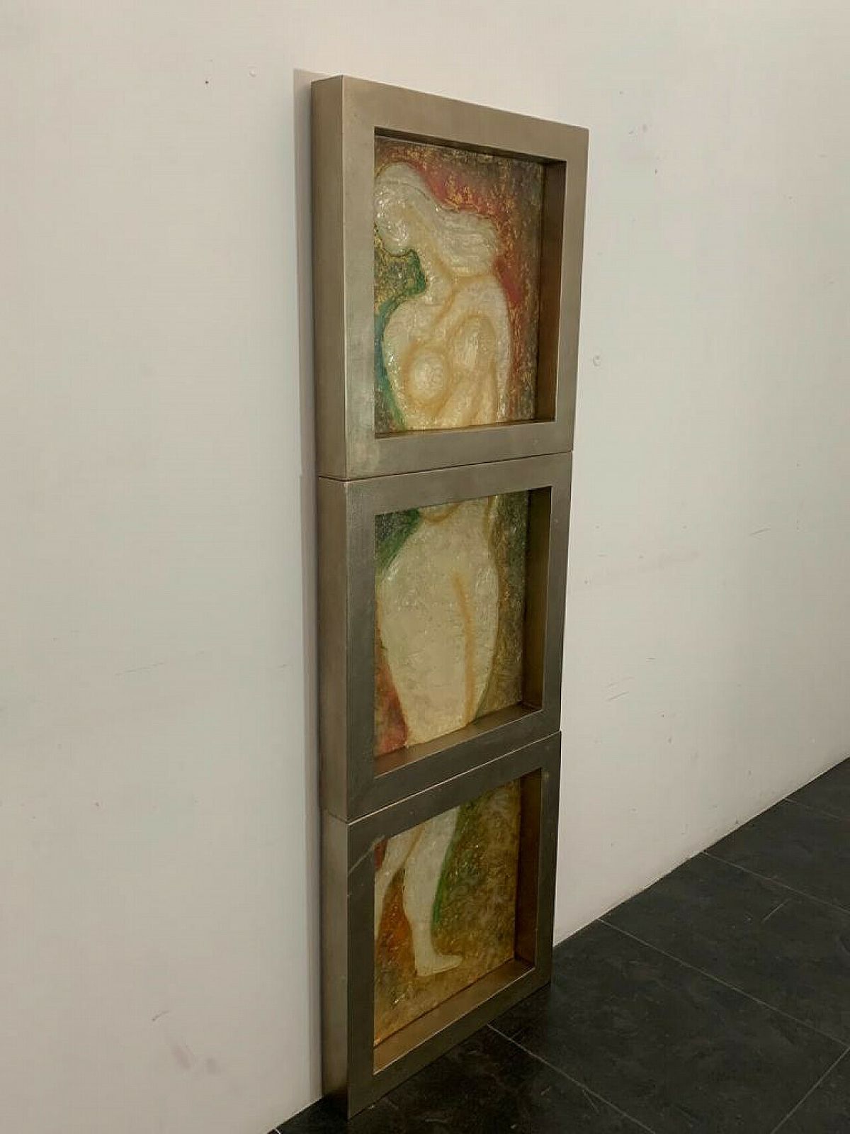 3 Panels In Sculpted Resin By Lam Lee Group, 1990s photo 1641.12