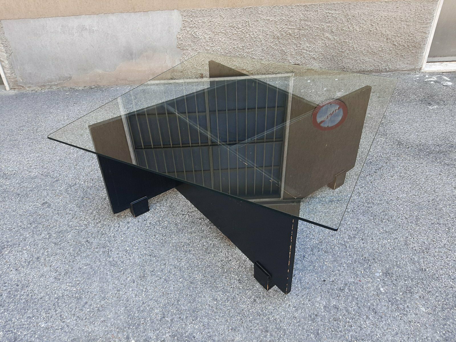Black Wood Table By Vittoriano Vigano, 1950s photo furniture