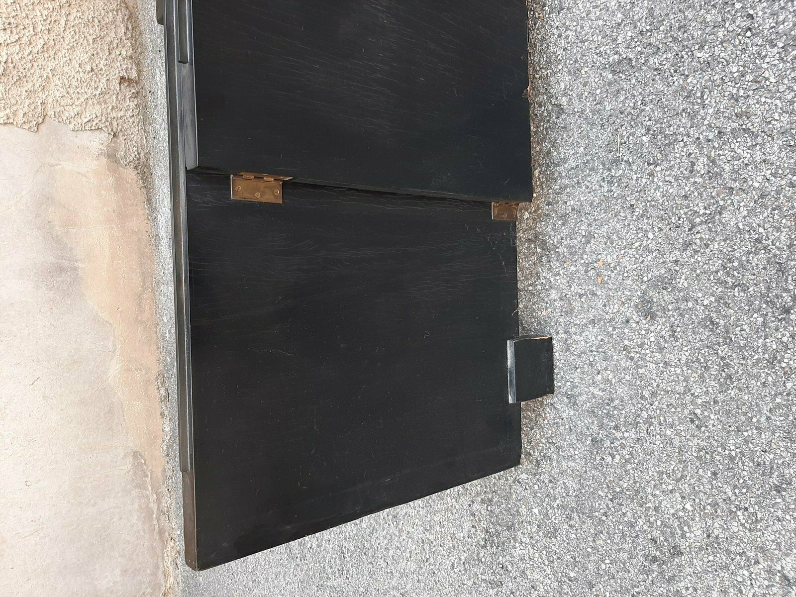 Black Wood Table By Vittoriano Vigano, 1950s photo Furniture