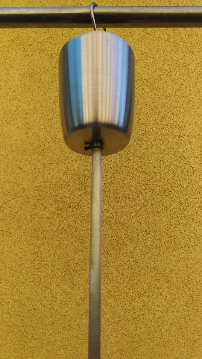 Aluminum Frosted And Opaline Glass Ceiling Lamp By Oscar Torlasco For Lumi 1960s photo 369.0