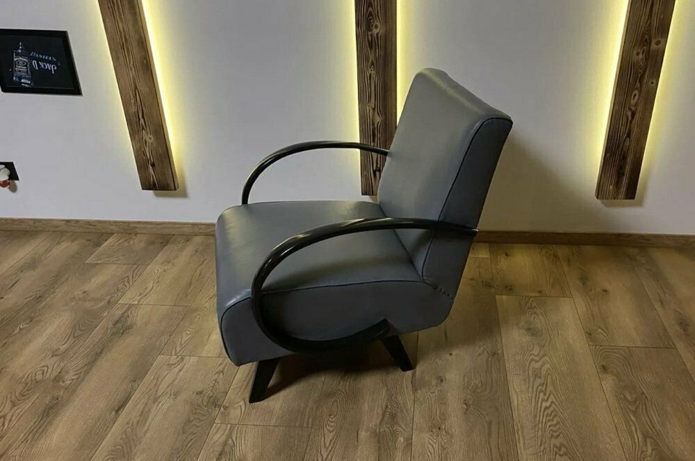 Art Deco Armchair By Jindrich Halabala For Up Závody, 1930s photo 1185.0