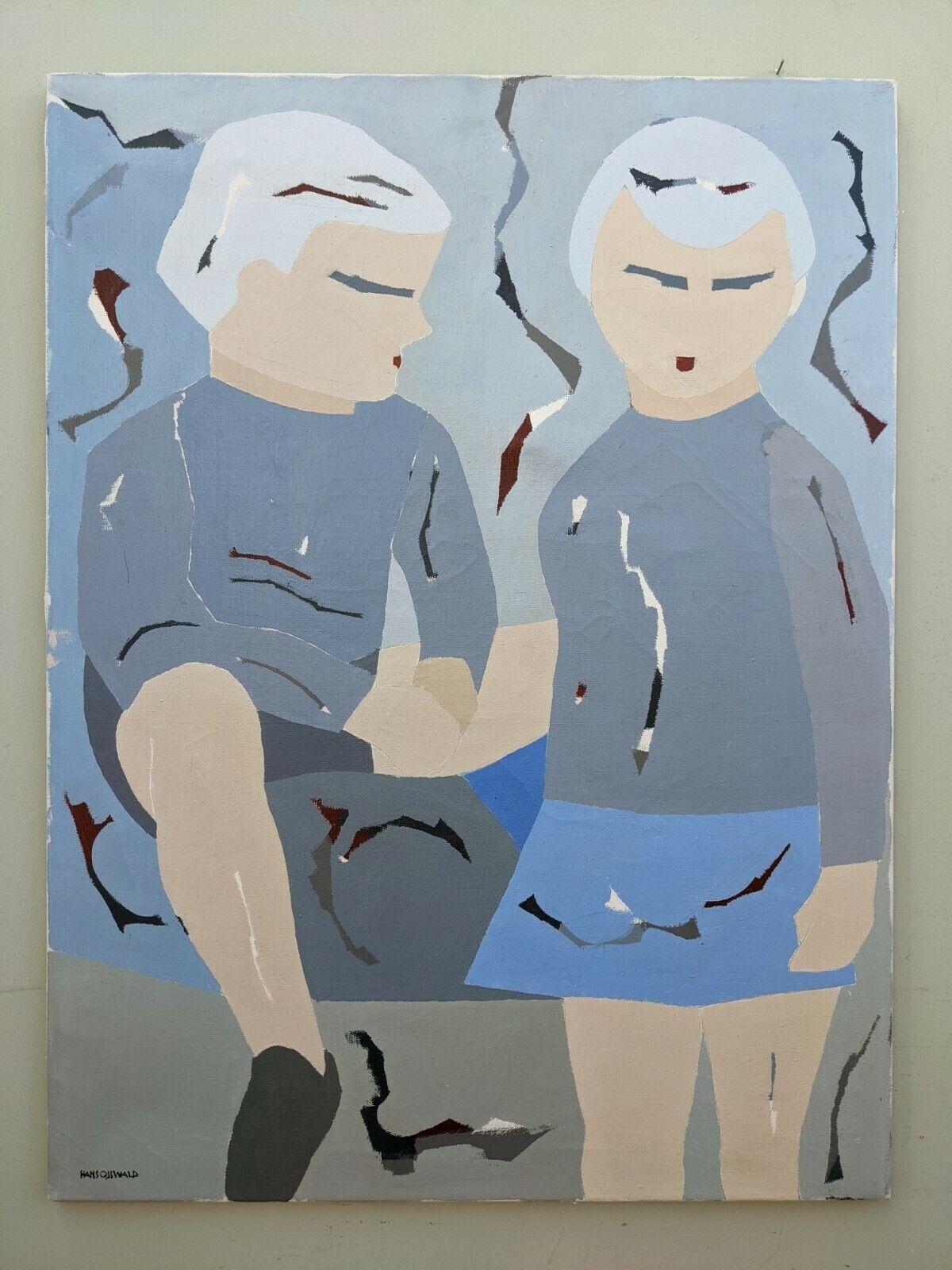 photo furniture Unframed The Pair Oil Painting