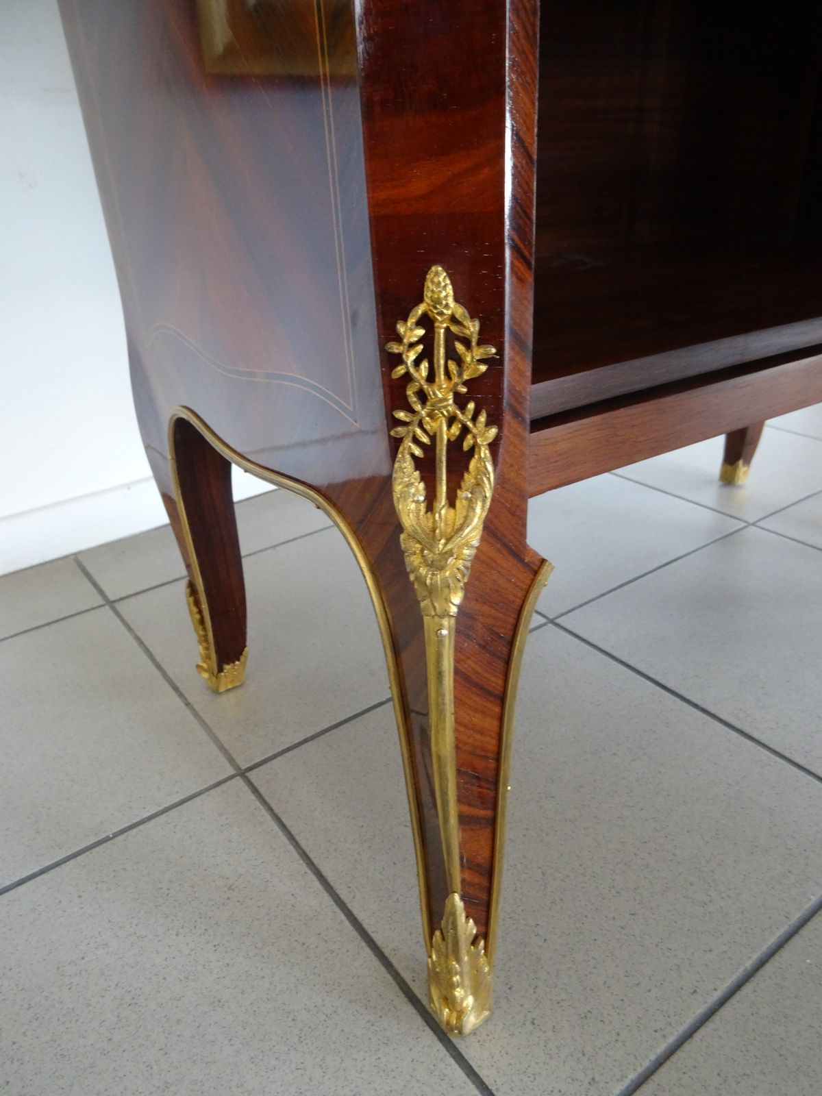 Furniture Antique French Empire Vitrine/ Showcase photo