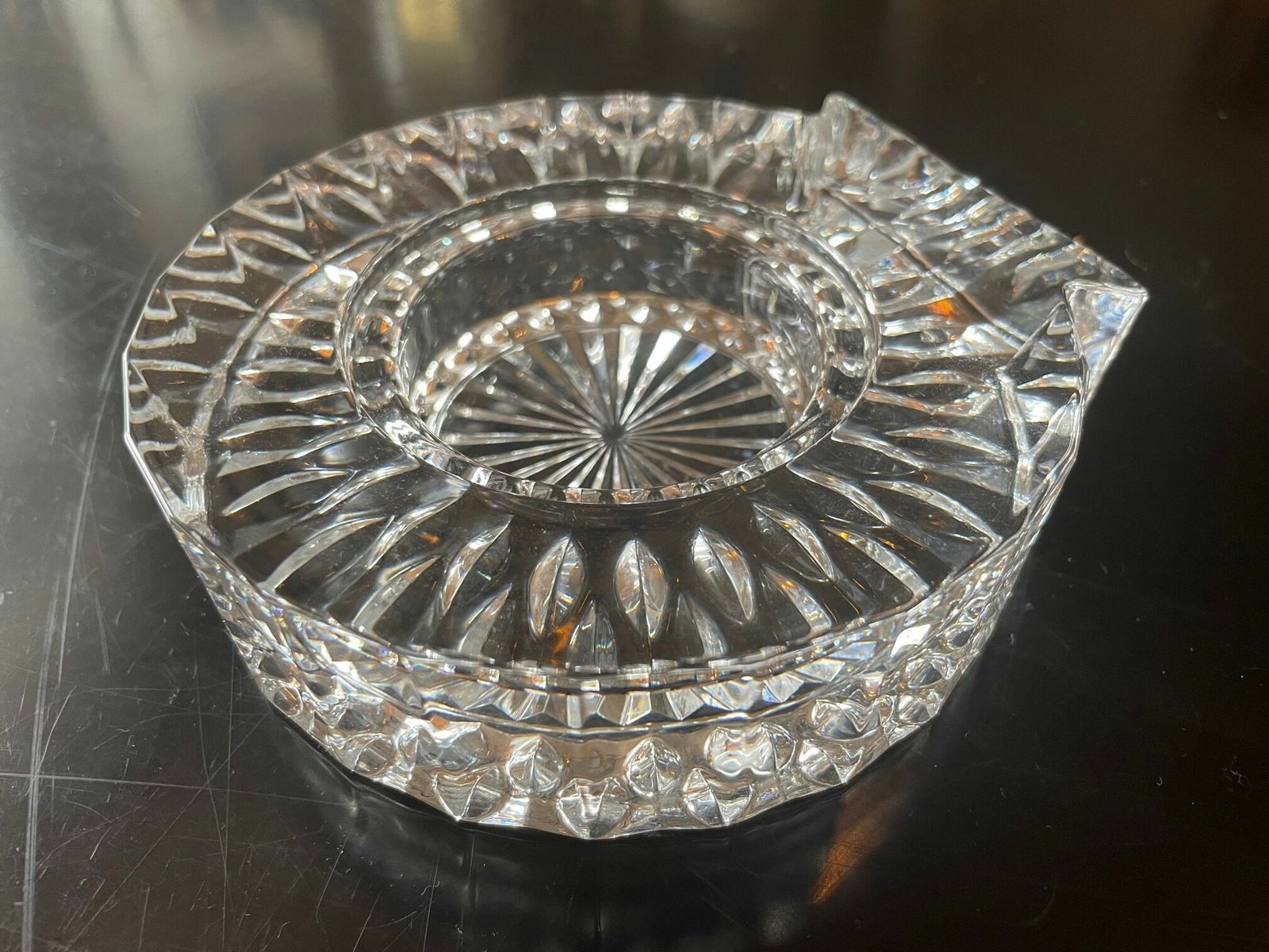 Crystal Ashtray Piece From The 70s photo Home Decor