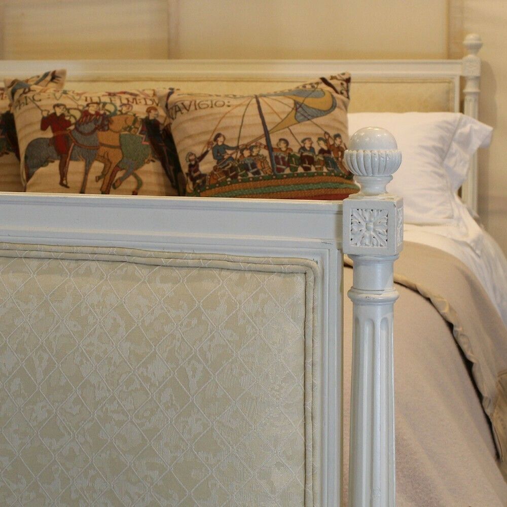 Super King Upholstered Antique Bed (With Base) photo buy