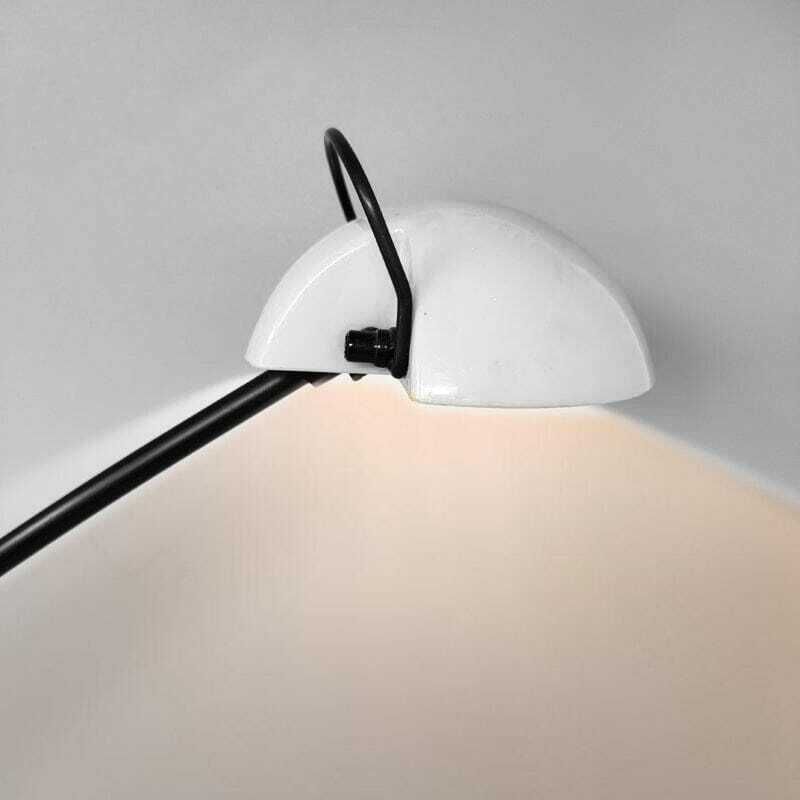 1970s Stunning White Table Lamp "Alina" By Valenti With Box. Made In Italy photo vintage