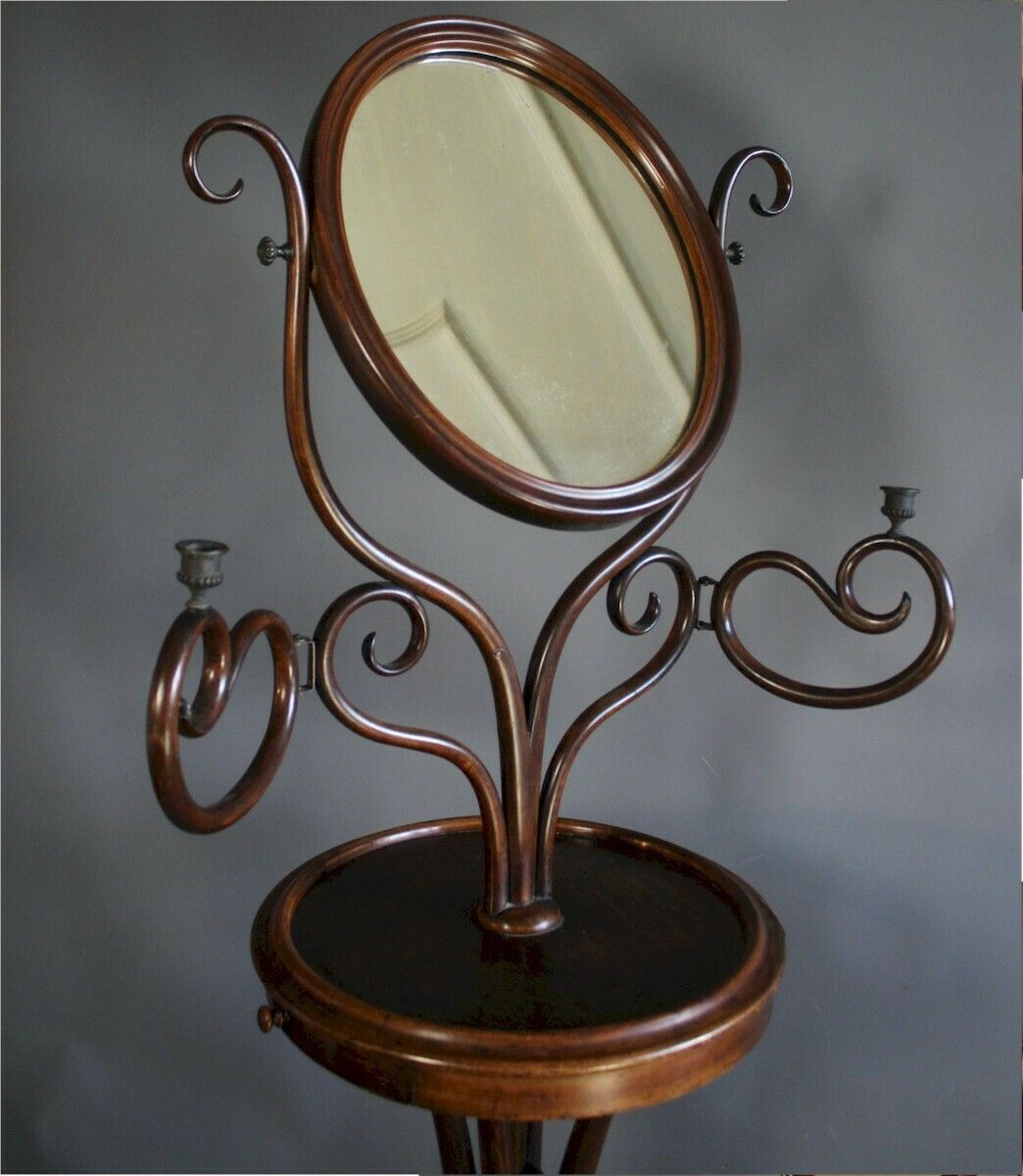 Thonet Bentwood Vanity Toilet Mirror No 2 photo furniture