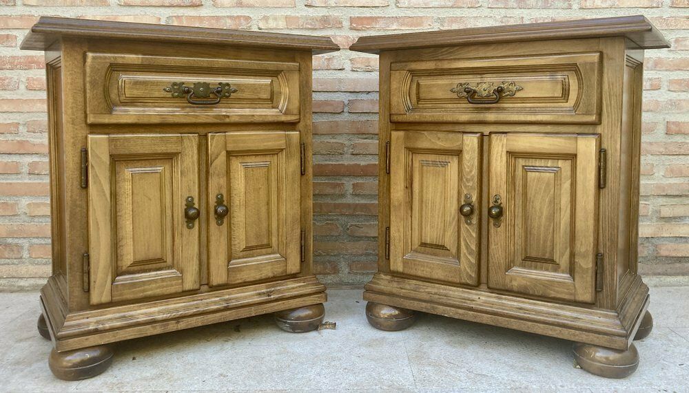 Mid Century Spanish Nightstands, 1960s, Set Of 2 photo furniture
