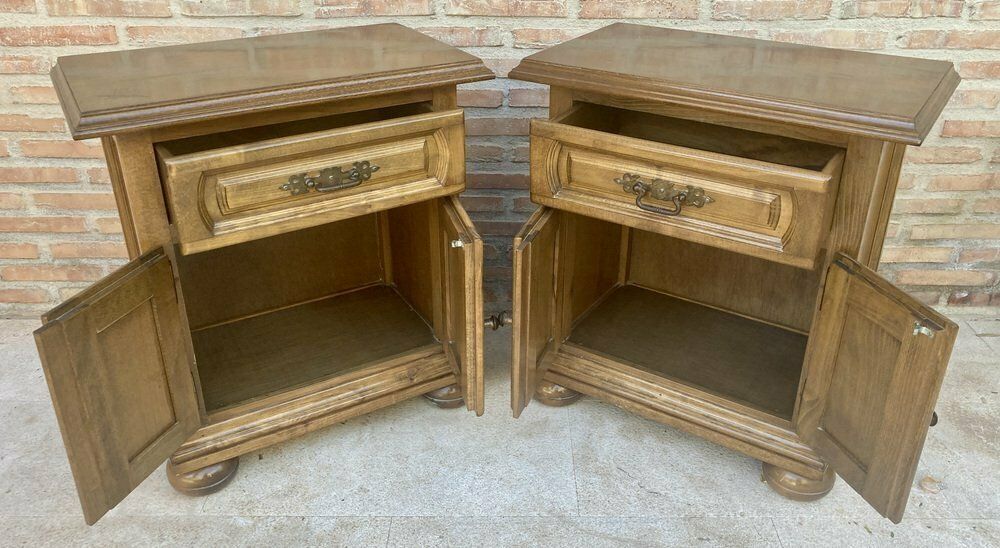 Mid Century Spanish Nightstands, 1960s, Set Of 2 photo 3160.0