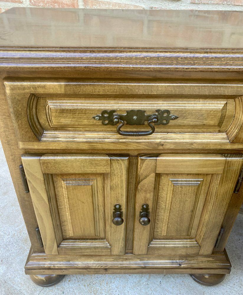 Mid Century Spanish Nightstands, 1960s, Set Of 2 photo vinterior